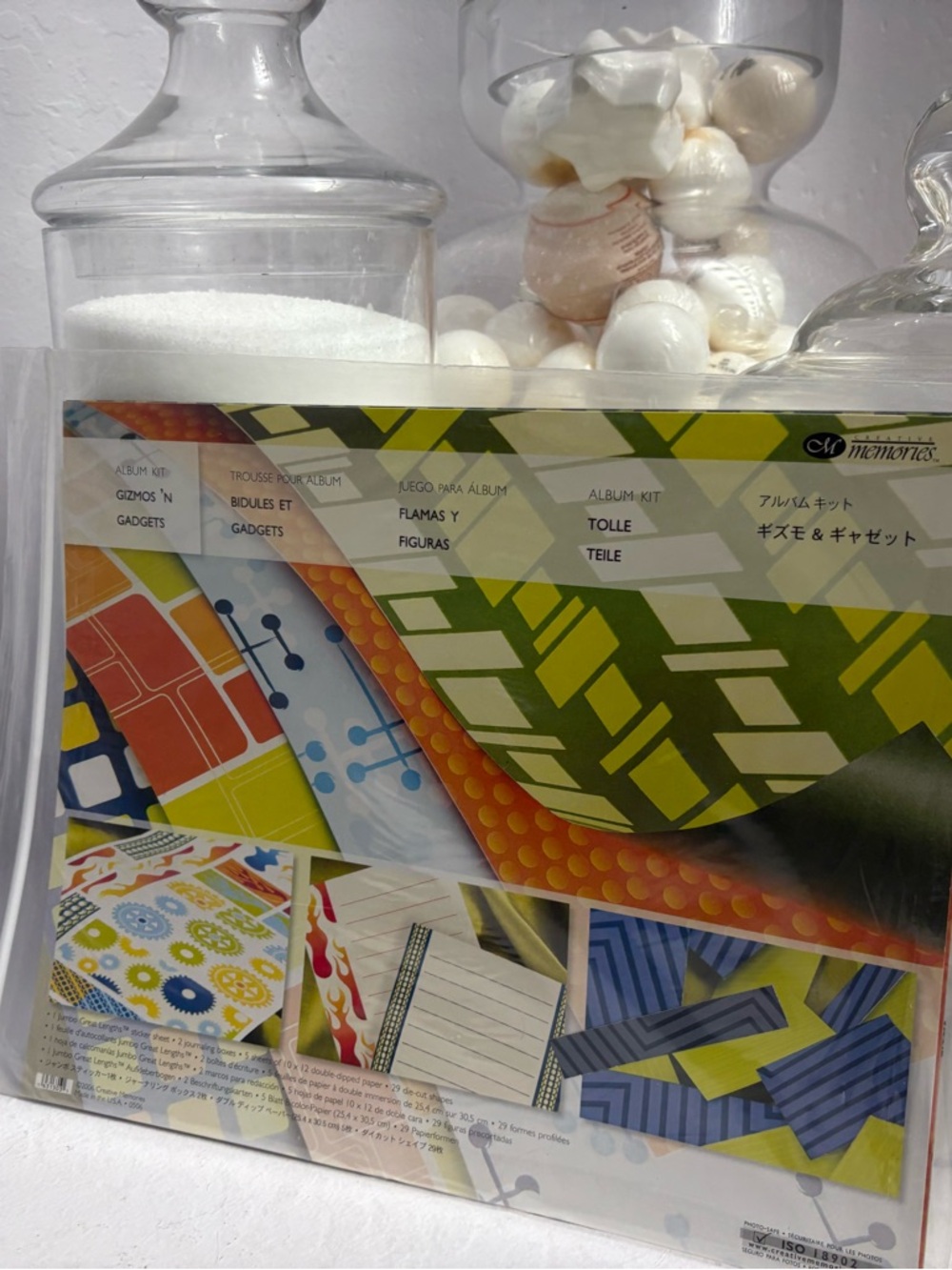 Creative Memories Gizmos N Gadgets Album Kit Paper
